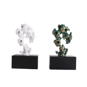 Taihu Stone Resin Ornament, Novi kineski Zen stil (Brand Curtain nest; Materijal: metal, smola; Kategorija: ukrasi; Tip materijala: plastika, smola)