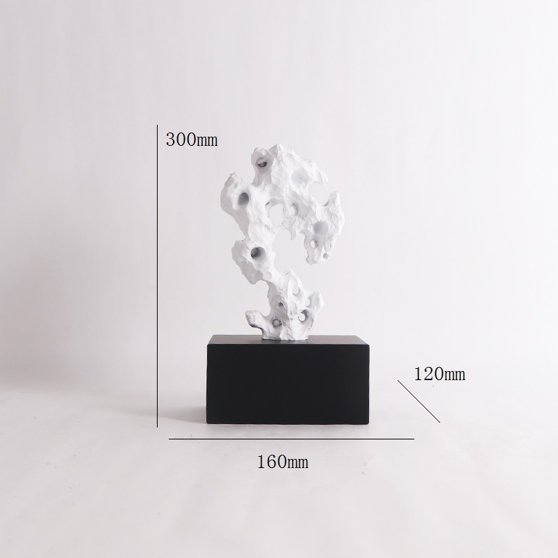Taihu Stone Resin Ornament, Novi kineski Zen stil (Brand Curtain nest; Materijal: metal, smola; Kategorija: ukrasi; Tip materijala: plastika, smola)