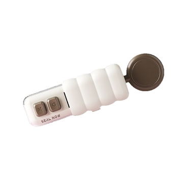 Műanyag zacskók lezárója – újratölthető kézi lezáró, otthoni használatra, töltővel, modern minimalista stílus, kód S2916