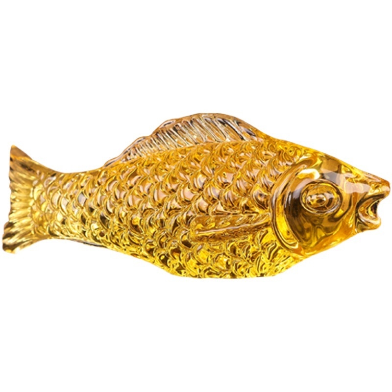 Koi kristalna ukras - Citrin kristal, riblja figura, suvremeni minimalistički stil, poslovni poklon