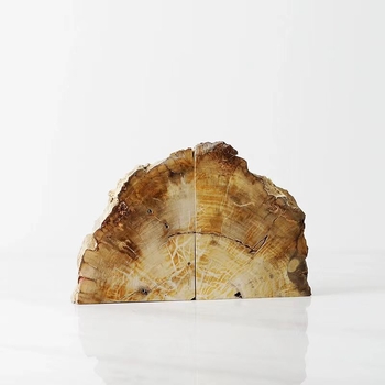 Agát kő asztali dísz – skandináv luxus stílus, természetes anyag, vágott kivitel