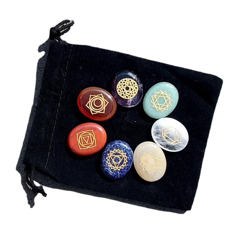 Ametiszt kristály dísztárgy — természetes ametiszt kristály, modern egyszerű stílus, flanel tasak