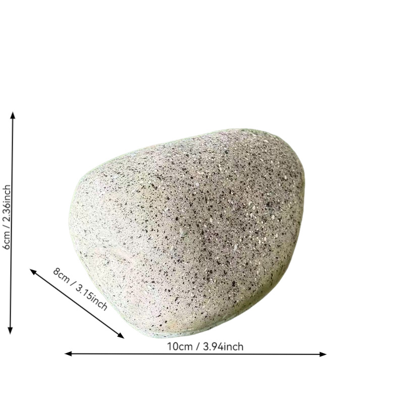 Kőhatású gyanta kulcstartó doboz az ajtóhoz – lopás elleni védelem, kültéri dísz