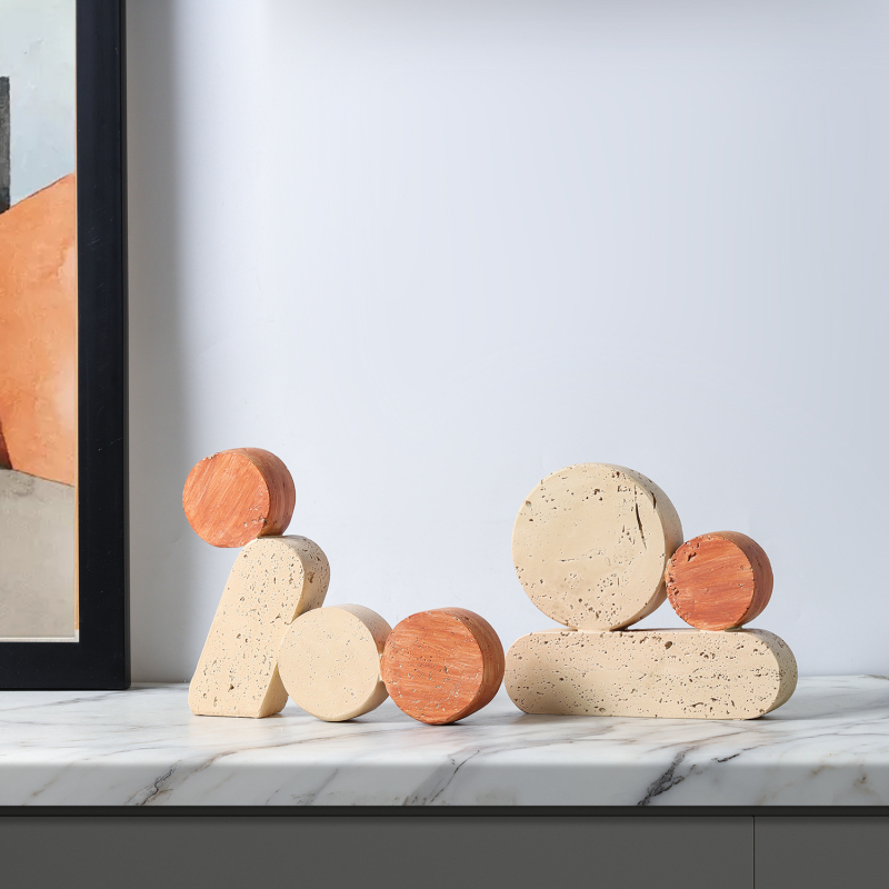 Držač za knjige od smole, nordijskog stila, Back garden