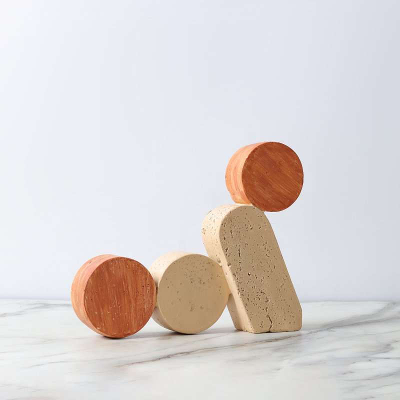 Držač za knjige od smole, nordijskog stila, Back garden