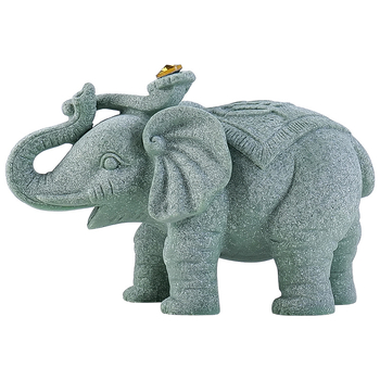 Kínai stílusú mesterséges kő elefánt pár lakásdekorációhoz