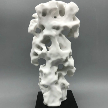 Figura od smole za ured, modernog minimalističkog stila, Taihu stone element, u drvenoj kutiji