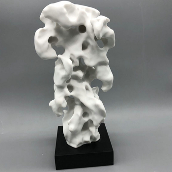 Figura od smole za ured, modernog minimalističkog stila, Taihu stone element, u drvenoj kutiji
