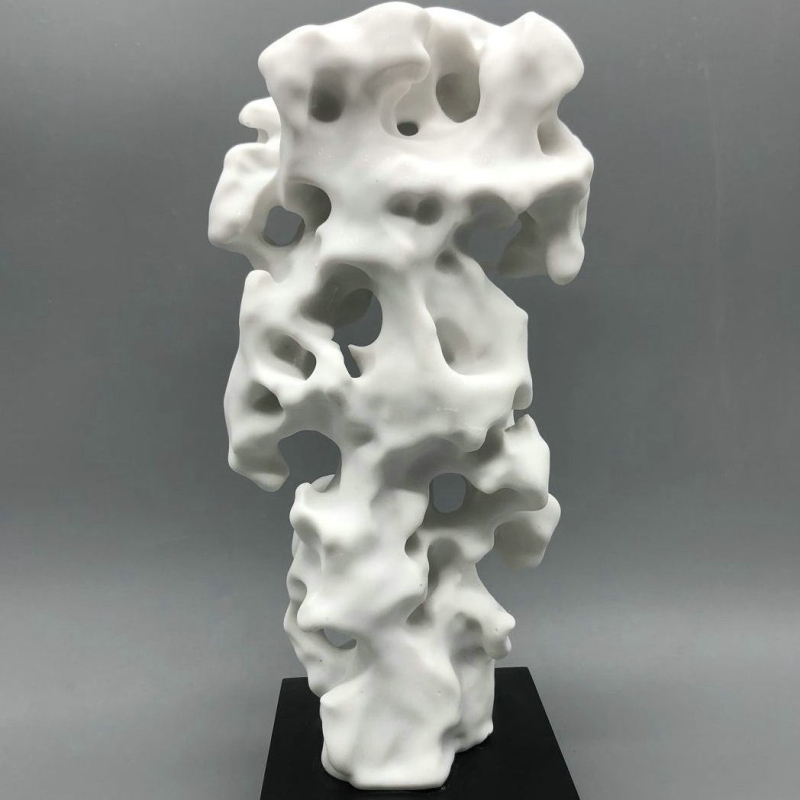 Figura od smole za ured, modernog minimalističkog stila, Taihu stone element, u drvenoj kutiji