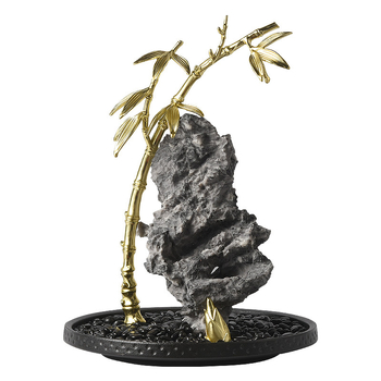 Runxin sintetička smola Taihu Stone Rockery Ornament – kineski stil resin umjetnost za dnevni boravak