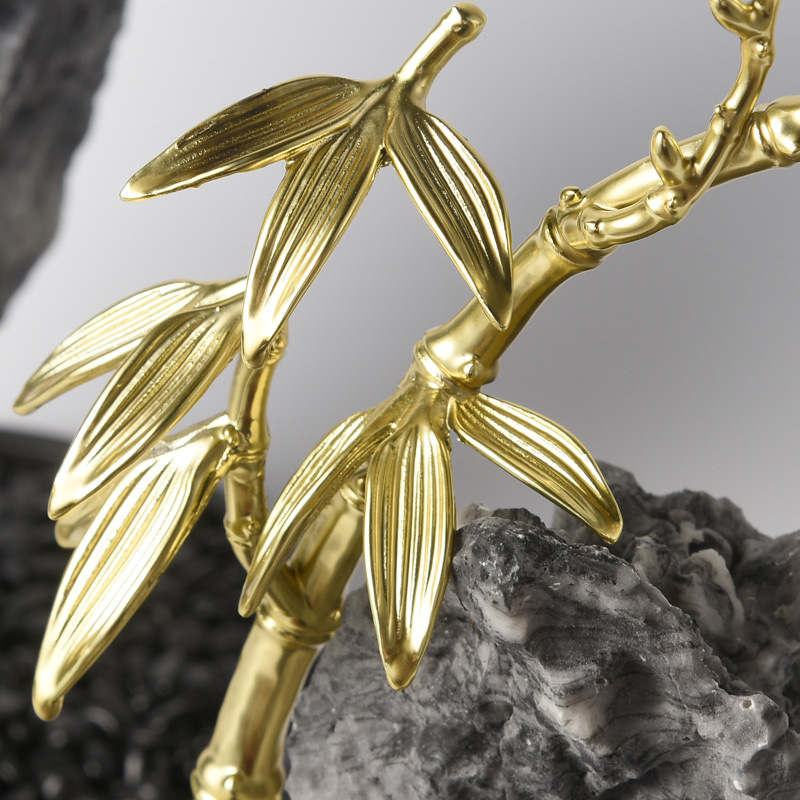 Runxin sintetička smola Taihu Stone Rockery Ornament – kineski stil resin umjetnost za dnevni boravak