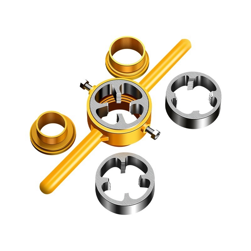 Hat darabos készlet PPR vízvezeték csövekhez: menetkivágó eszköz és hüvely