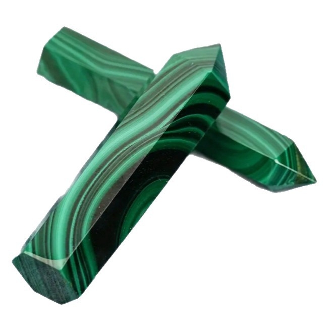 Asztali dísz kristályos oszlop — szintetikus kristály, hatszögletű oszlop éles csúccsal, asztali dekoráció, PP zacskó csomagolás