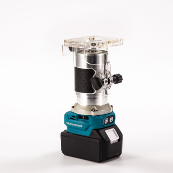 Ηλεκτρική μηχανή περιγράμματος με επαναφορτιζόμενη μπαταρία Li‑ion 21V, φρεζάρισμα ξύλου, εγχάραση και κανάλια, εύρος τάσης AC 50–250V/DC