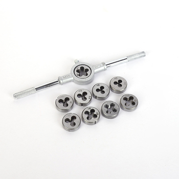 Ruiteng Hardware Σετ Tap and Die – Χειροκίνητο Κλειδί Tap και Σετ Die, 12 τεμάχια