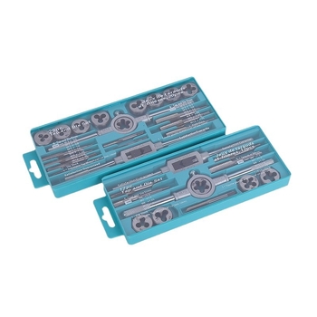 Ruiteng Hardware Σετ Tap and Die – Χειροκίνητο Κλειδί Tap και Σετ Die, 12 τεμάχια