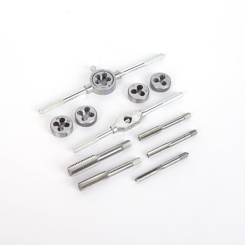 Ruiteng Hardware Σετ Tap and Die – Χειροκίνητο Κλειδί Tap και Σετ Die, 12 τεμάχια