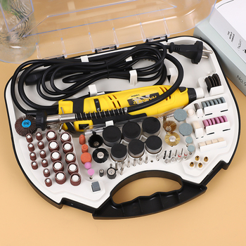 Компактен мини шлайф с регулируема скорост за гравиране на нефрит и полиране – комплект, захранване от щепсел 220–280V