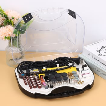 Компактен мини шлайф с регулируема скорост за гравиране на нефрит и полиране – комплект, захранване от щепсел 220–280V