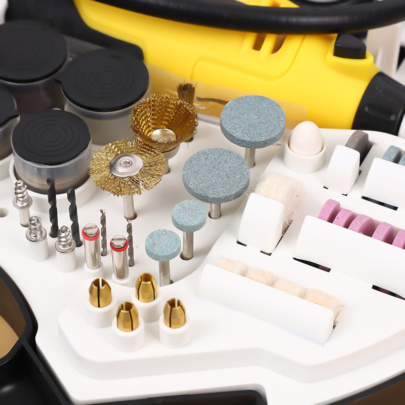Компактен мини шлайф с регулируема скорост за гравиране на нефрит и полиране – комплект, захранване от щепсел 220–280V