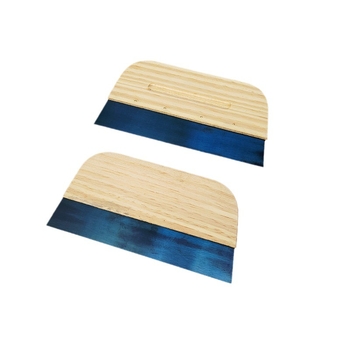 Μαχαίρι στόκου με ξύλινο χερούλι, καουτσούκ λάμα, αδιάβροχος σχεδιασμός για βαφή