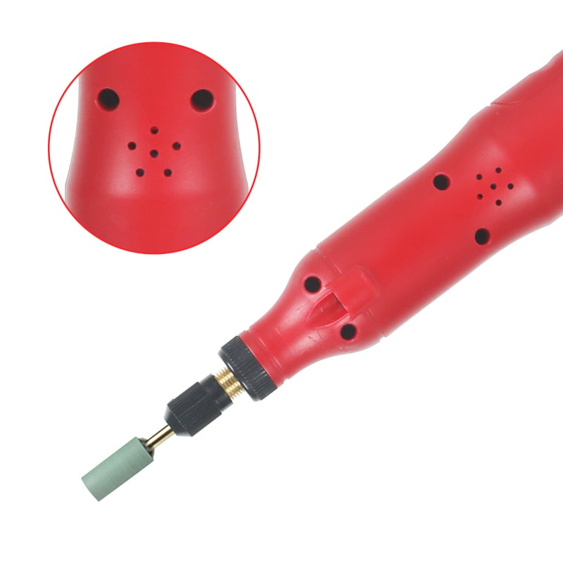 Mini električna brusilica s lampom, USB napajanje, 5 brzina, za masivni drveni namještaj, težina 0.242 kg