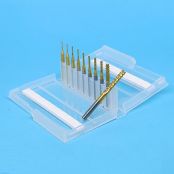 Set formirajućih freza od volframovog čelika, uljno hlađenje, 6 utora, kuglična glava Ø0.4 mm, promjer osovine Ø3.175 mm, promjer rezanja Ø1.5 mm
