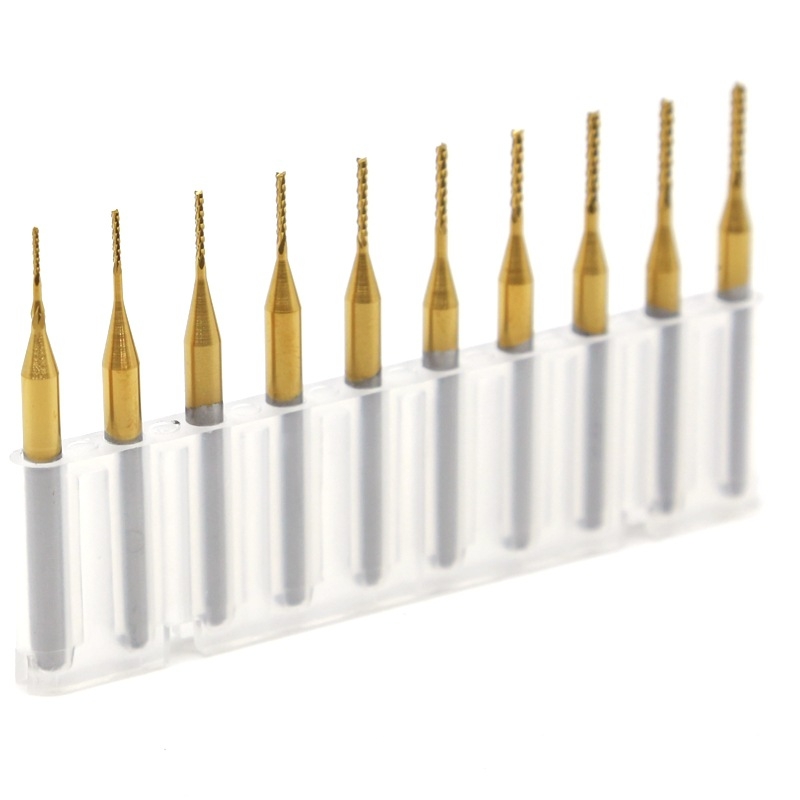 Set formirajućih freza od volframovog čelika, uljno hlađenje, 6 utora, kuglična glava Ø0.4 mm, promjer osovine Ø3.175 mm, promjer rezanja Ø1.5 mm