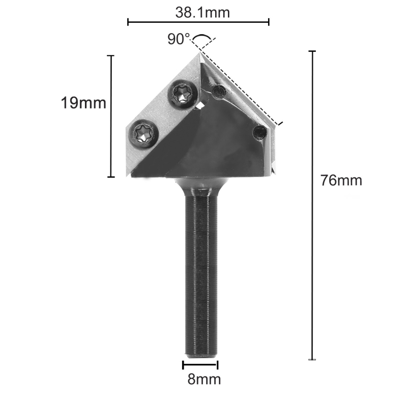 Freza za drvo za CNC strojeve – čvrsto drvo