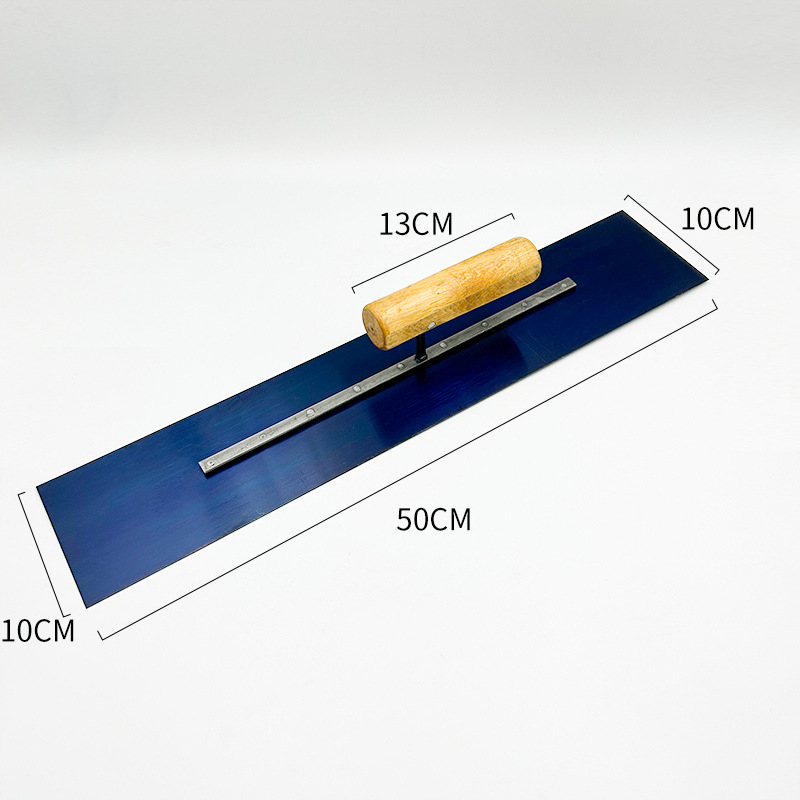 Cuțit de tencuială cu lamă lungă, 300–500 mm lungime, grosime 0,5 mm, pentru tencuieli pe pereți și aplicarea chitului