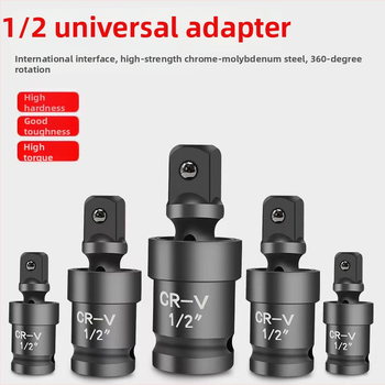 Elektrický kľúč s 360° univerzálnym kĺbom a otočnou krytkou – chróm-vanádium oceľ, antikorózna úprava