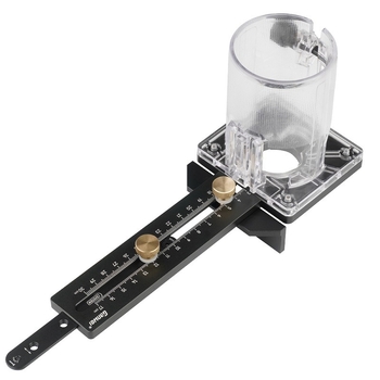 Bază CNC pentru frezarea de tăiere, aliaj de aluminiu, gaură circulară pentru difuzorul de chitară — unealtă pentru tâmplărie