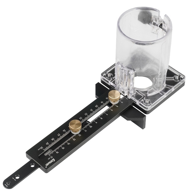 Bază CNC pentru frezarea de tăiere, aliaj de aluminiu, gaură circulară pentru difuzorul de chitară — unealtă pentru tâmplărie