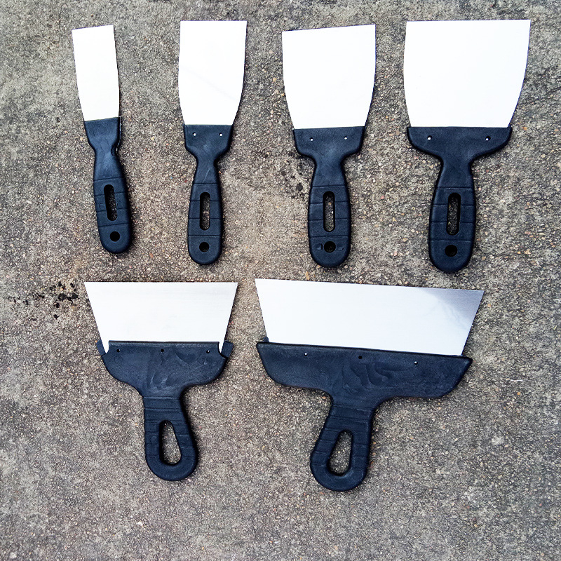 Scraper cu mâner din plastic pentru mortar și ciment, lamă din oțel carbon, unealtă de zidărie