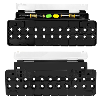 Clema plastică pentru mobilier Yb – unealtă de poziționare pentru găuri drepte în tâmplărie