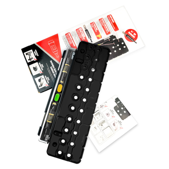 Clema plastică pentru mobilier Yb – unealtă de poziționare pentru găuri drepte în tâmplărie