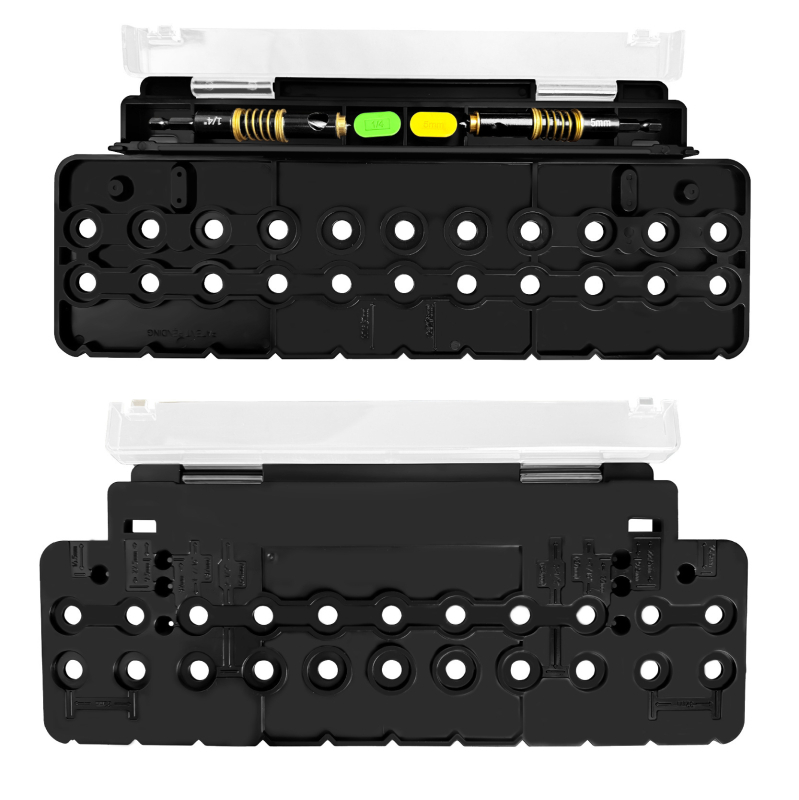 Clema plastică pentru mobilier Yb – unealtă de poziționare pentru găuri drepte în tâmplărie