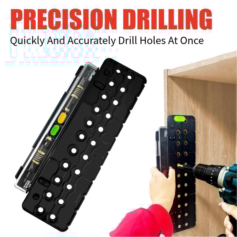 Clema plastică pentru mobilier Yb – unealtă de poziționare pentru găuri drepte în tâmplărie