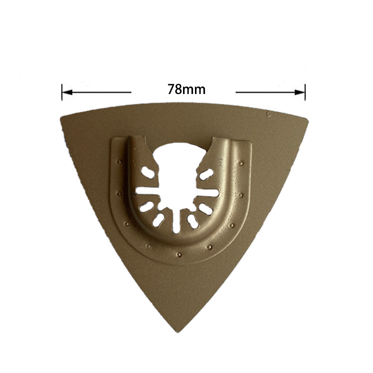 UNT lamă pentru unealta oscilantă – lamă din aliaj pentru șlefuire și tăiere, foaie triunghiulară din aliaj