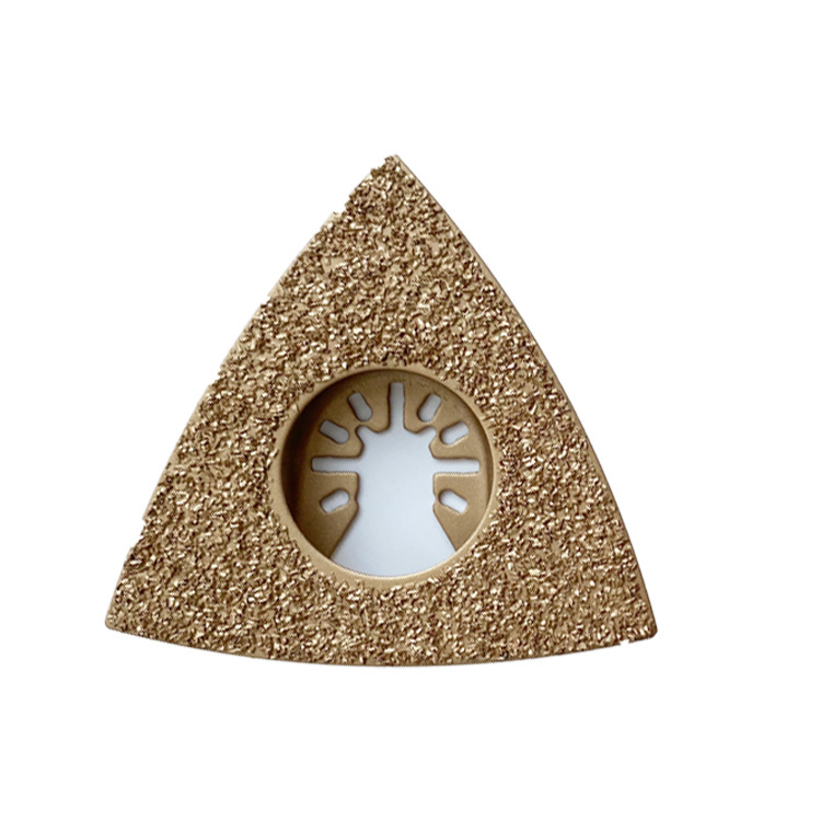 UNT lamă pentru unealta oscilantă – lamă din aliaj pentru șlefuire și tăiere, foaie triunghiulară din aliaj