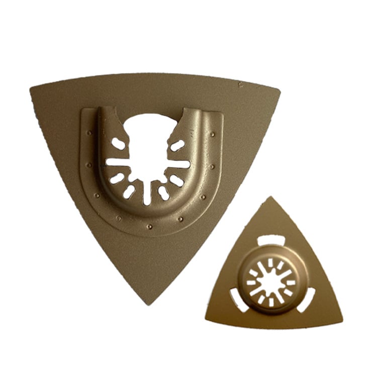 UNT lamă pentru unealta oscilantă – lamă din aliaj pentru șlefuire și tăiere, foaie triunghiulară din aliaj