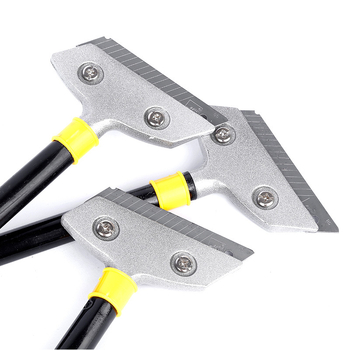 Racletă pentru rosturi – corp din aliaj de aluminiu, mâner din plastic, pentru curățenie casnică și decorare