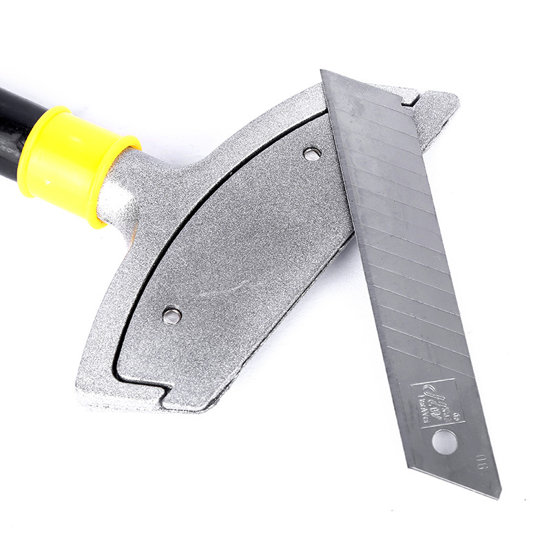 Racletă pentru rosturi – corp din aliaj de aluminiu, mâner din plastic, pentru curățenie casnică și decorare