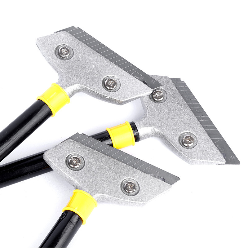 Racletă pentru rosturi – corp din aliaj de aluminiu, mâner din plastic, pentru curățenie casnică și decorare