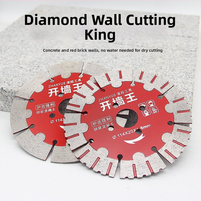 Diamantni disk za rezanje kanala u betonskim pregradama, model 114, sinterizacija, Cham Yue