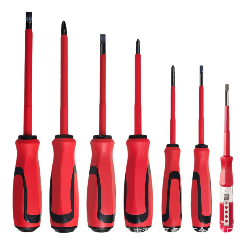 Set de șurubelnițe pentru electricieni, magnetice, izolate, cu capete cruci și plate, 1000V, oțel carbon