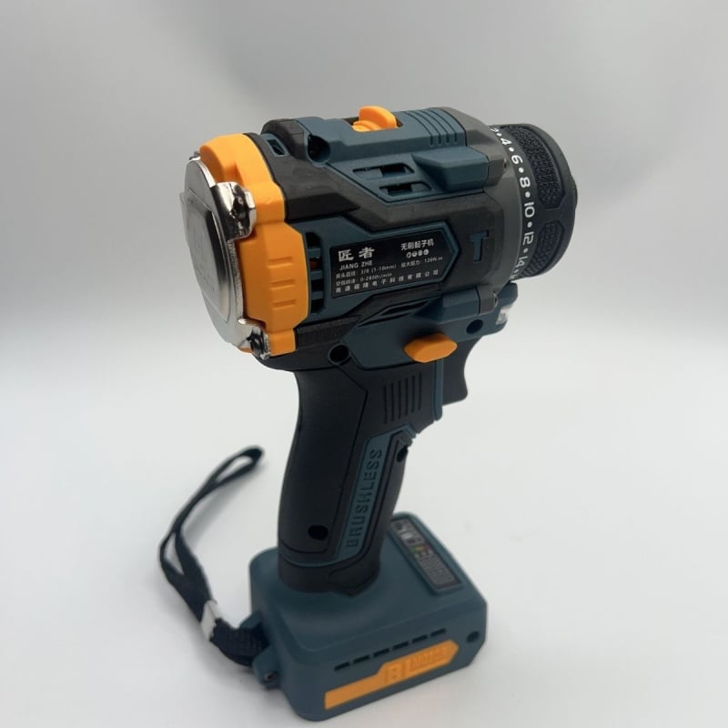 Brushless motoros kézi fúró-csavarhúzó — kettős használatú elektromos fúró és csavarhúzó, rögzített sebesség, kompakt ultra‑rövid dizájn