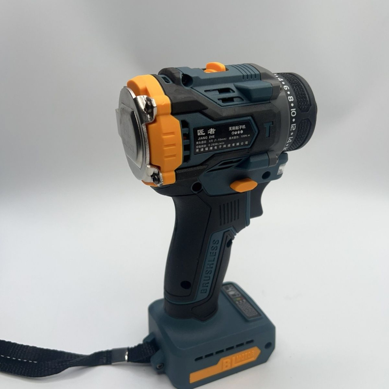 Brushless motoros kézi fúró-csavarhúzó — kettős használatú elektromos fúró és csavarhúzó, rögzített sebesség, kompakt ultra‑rövid dizájn