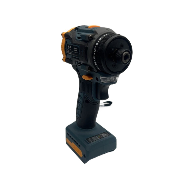 Brushless motoros kézi fúró-csavarhúzó — kettős használatú elektromos fúró és csavarhúzó, rögzített sebesség, kompakt ultra‑rövid dizájn