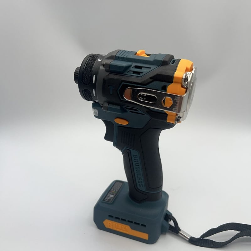 Brushless motoros kézi fúró-csavarhúzó — kettős használatú elektromos fúró és csavarhúzó, rögzített sebesség, kompakt ultra‑rövid dizájn